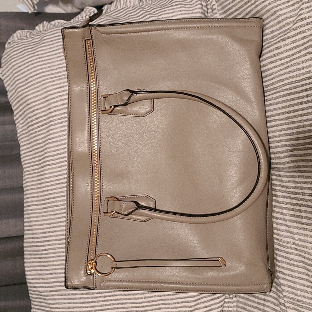 A NEW DAY large hand bag, taupe